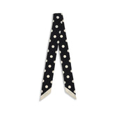 Valentino Garavani Black Silk Scarf